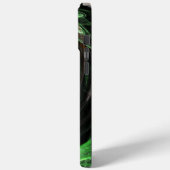 Rond de Wereld Groene Abstracte Kunst Case-Mate iPhone Case (Achterkant / Links)