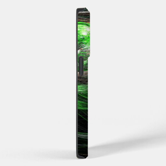 Rond de Wereld Groene Abstracte Kunst Case-Mate iPhone Case (Achterkant / Rechts)