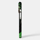 Rond de Wereld Groene Abstracte Kunst Case-Mate iPhone Case (Achterkant / Links)