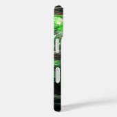Rond de Wereld Groene Abstracte Kunst Case-Mate iPhone Case (Achterkant / Rechts)