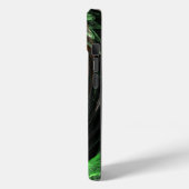 Rond de Wereld Groene Abstracte Kunst Case-Mate iPhone Case (Achterkant / Links)