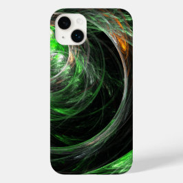 Rond de Wereld Groene Abstracte Kunst Case-Mate iPhone 14 Plus Hoesje