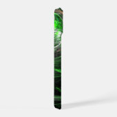 Rond de Wereld Groene Abstracte Kunst iPhone 15 Case (Rechterkant)