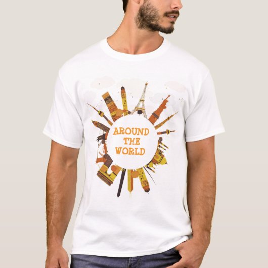 Rond De Wereld T-Shirt (Voorkant)