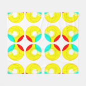 Rond door... fleece deken (Voorkant (Horizontaal))