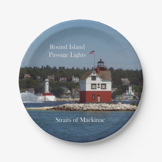 Rond eiland Passage Lights bord (Voorkant)