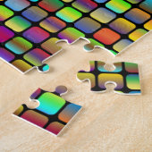 Rond en kleurrijk plein legpuzzel (Zijkant)