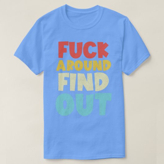 Rond en Ontdek Retro T-shirt (Design voorkant)