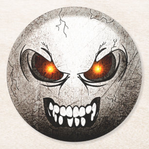 Rond En Papier Angermoji Retro Ronde Kartonnen Onderzetter