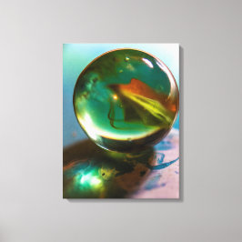ROND EN ROND 18 X 24 OMWONDEN CANVAS AFDRUK