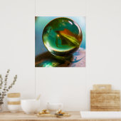 Rond en Rond 24 x 24 Waarde Poster Papier (Matte) (Keuken)