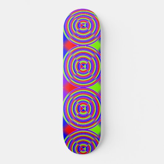 Rond en rond persoonlijk skateboard (Voorkant)