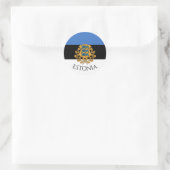 Rond Estland Stickers! Ronde Sticker (Tas)