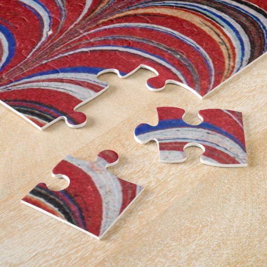 Rond ex biblies is moeilijk  legpuzzel (Zijkant)