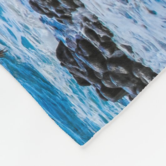 Rond... Fleece Deken (Hoek)