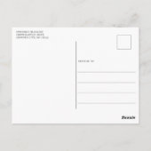 Rond foto Lijst Afstuderen Hartelijk dank Briefkaart (Achterkant)