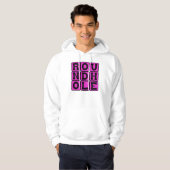 Rond Gat, Vierkante Pen Hoodie (Voorkant volledig)
