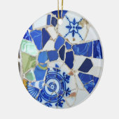 Rond-Gaudi-mozaïekornament Keramisch Ornament (Links)