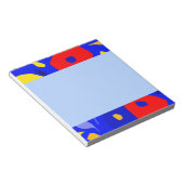 Rond gemaakte botanische vormen notitieblok (Schuin)