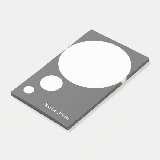 Rond gemaakte de Bel van de bespreking Post-it® Notes (Schuin)