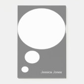 Rond gemaakte de Bel van de bespreking Post-it® Notes (Voorkant)