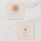 Rond gemaakte vierkant Healer - Aangepaste naam Lo Vierkante Visitekaartje (Voorkant / Achterkant)