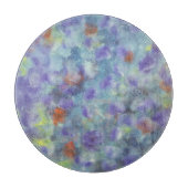 Rond glazen snijvlak snijplank (Voorkant)