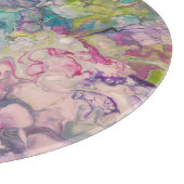 Rond glazen snijvlak snijplank (Hoek)