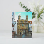 Rond Groot-Brittannië,     Canterbury Cathedraal g Briefkaart (Staand voorkant)
