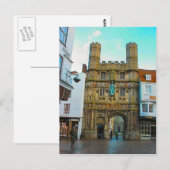 Rond Groot-Brittannië,     Canterbury Cathedraal g Briefkaart (Voorkant / Achterkant)