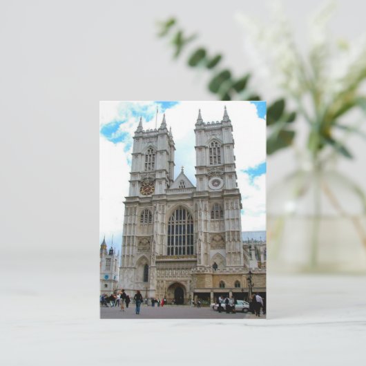 Rond Groot-Brittannië,     Westminster Abbey Briefkaart (Staand voorkant)