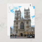 Rond Groot-Brittannië,     Westminster Abbey Briefkaart (Voorkant / Achterkant)
