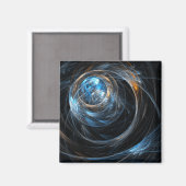 Rond het Abstracte Kunstplein van de wereld Magnet (Voorkant / Achterkant)