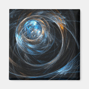 Rond het Abstracte Kunstplein van de wereld Magnet