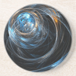 Rond het Abstracte Onderzetter van de Wereld van d