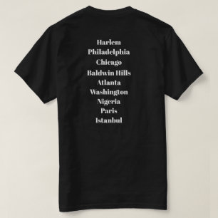 "rond het blok, rond de wereld," HWM T-shirt