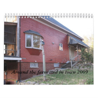 Rond het boerderij en in de stad 2009 kalender
