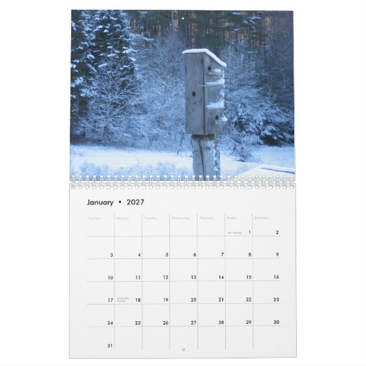 Rond het boerderij en in de stad 2009 kalender (Jan 2027)
