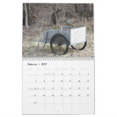 Rond het boerderij en in de stad 2009 kalender (Feb 2027)