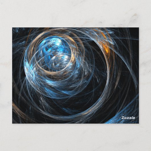 Rond het Briefkaart van het Groene Aantal van de W (Achterkant)