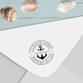 Rond het Dubbele Adres van de Terugkeer van het Ka Zelfinktende Stempel