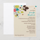 Rond het Huis van de Huisparen Uitnodiging van de  (Voorkant / Achterkant)