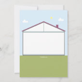 Rond het Huis Vrijgezellenfeest Kaart (Achterkant)