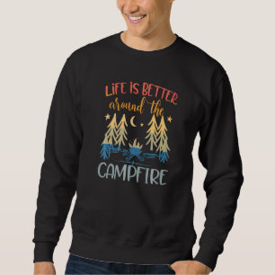 rond het kampvuur  Camping citaat Kamp Trui