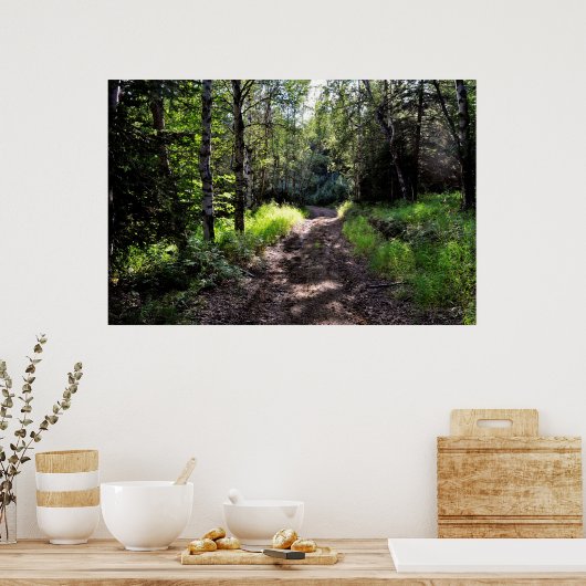 Rond het Poster van de Hoek (Keuken)