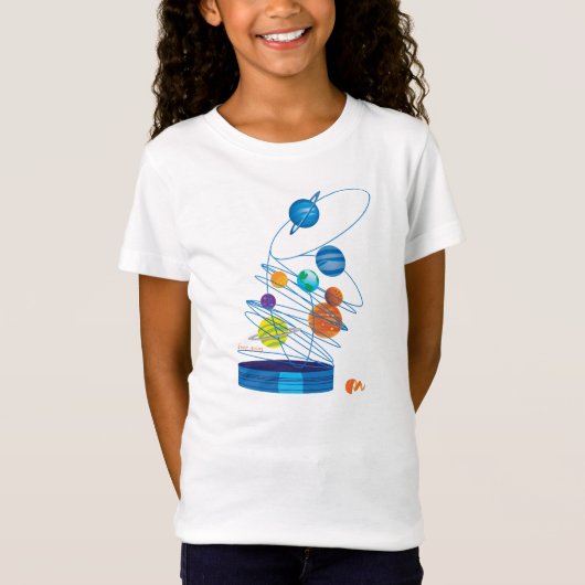 Rond het universum t-shirt (Voorkant)