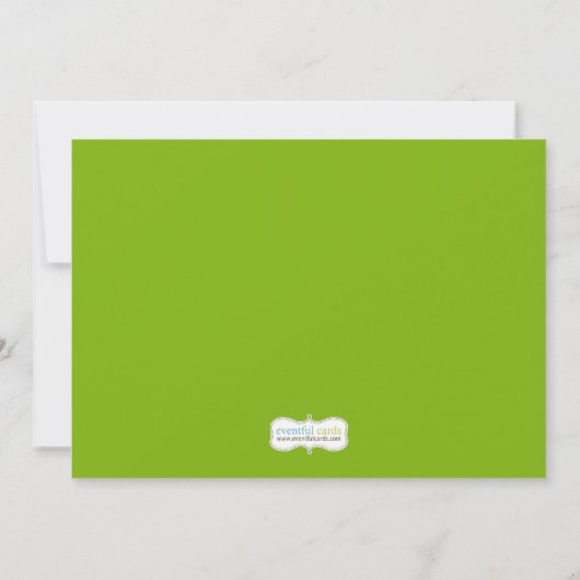 Rond het Vrijgezellenfeest van de Huisschoen Kaart (Achterkant)