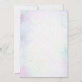 Rond het vrijgezellenfeest van de klok kaart (Achterkant)