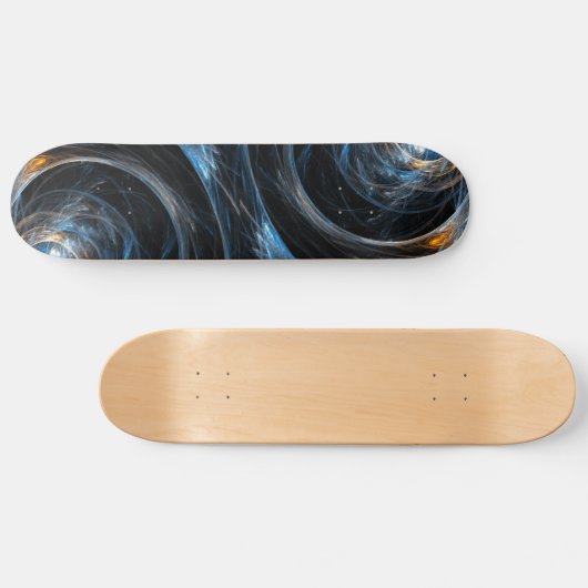 Rond het World Abstract Art Skateboard (Horizontaal)