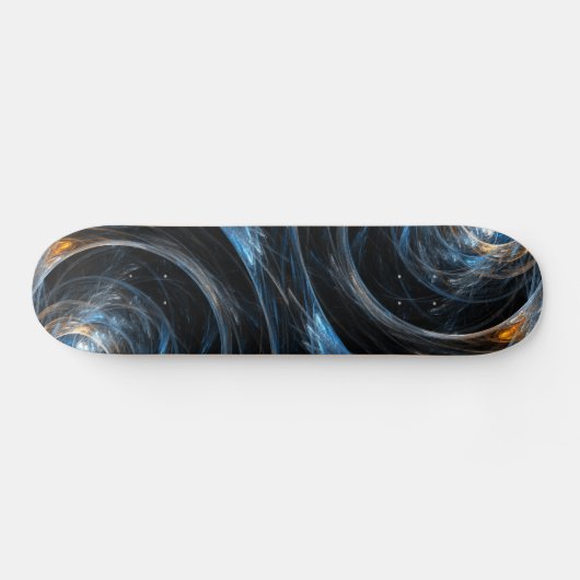 Rond het World Abstract Art Skateboard (Horizontaal)